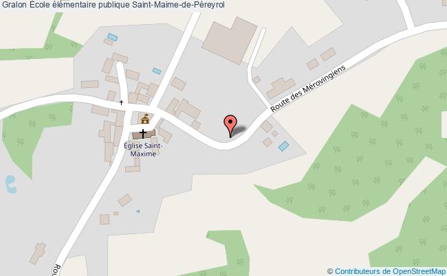 plan École élémentaire Publique Saint-maime-de-péreyrol Saint-Maime-de-Péreyrol