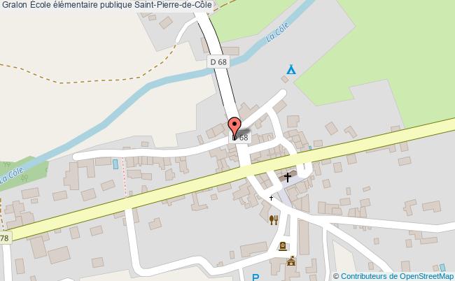 plan École élémentaire Publique Saint-pierre-de-côle Saint-Pierre-de-Côle