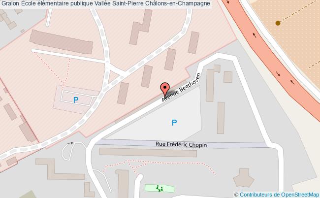 plan École élémentaire Publique Vallée Saint-pierre Châlons-en-champagne Châlons-en-Champagne
