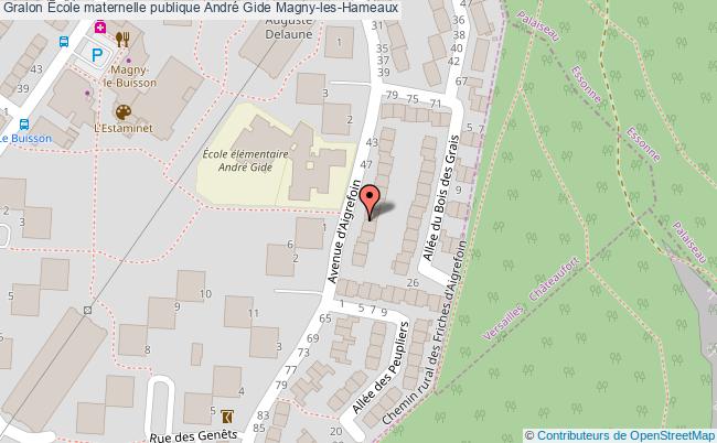 plan École Maternelle Publique André Gide Magny-les-hameaux Magny-les-Hameaux