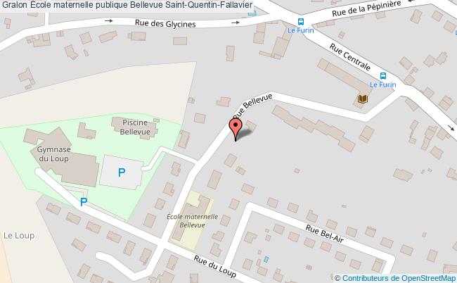 plan École Maternelle Publique Bellevue Saint-quentin-fallavier Saint-Quentin-Fallavier