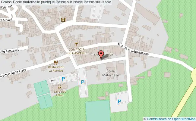 plan École Maternelle Publique Besse Sur Issole Besse-sur-issole Besse-sur-Issole