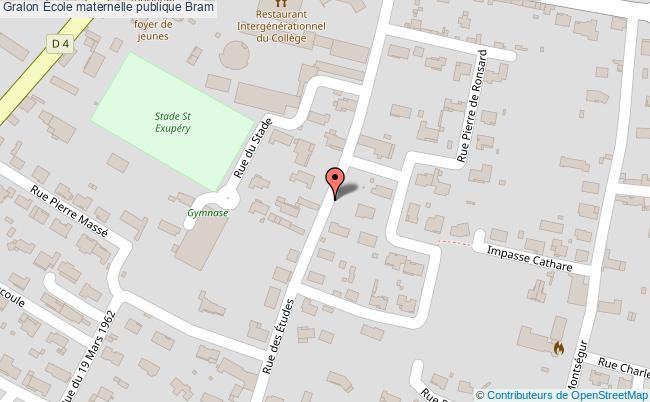 plan École Maternelle Publique Bram Bram
