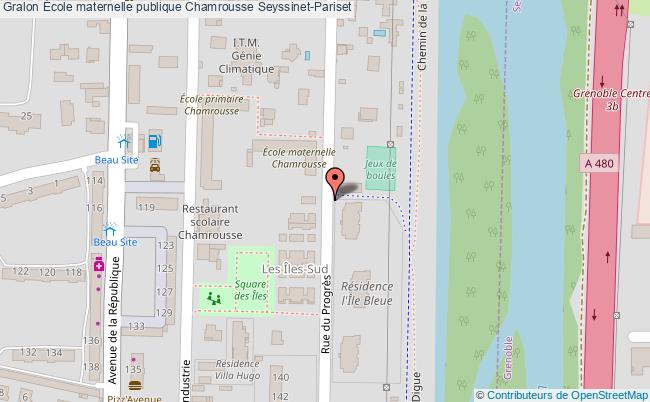 plan École Maternelle Publique Chamrousse Seyssinet-pariset Seyssinet-Pariset