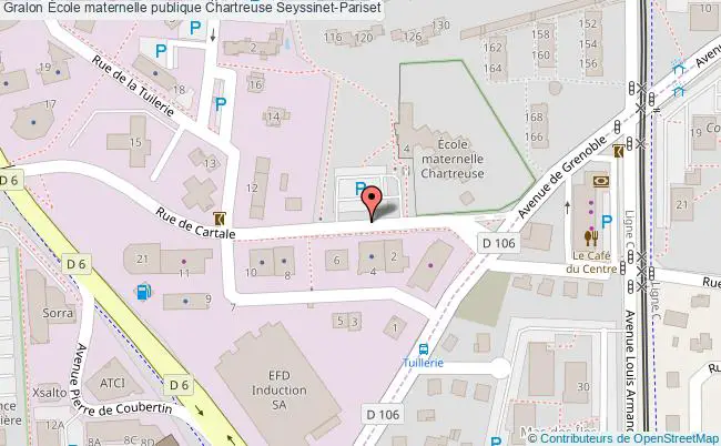 plan École Maternelle Publique Chartreuse Seyssinet-pariset Seyssinet-Pariset