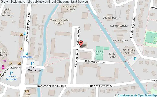 plan École Maternelle Publique Du Breuil Chevigny-saint-sauveur Chevigny-Saint-Sauveur