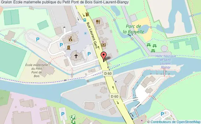 plan École Maternelle Publique Du Petit Pont De Bois Saint-laurent-blangy Saint-Laurent-Blangy