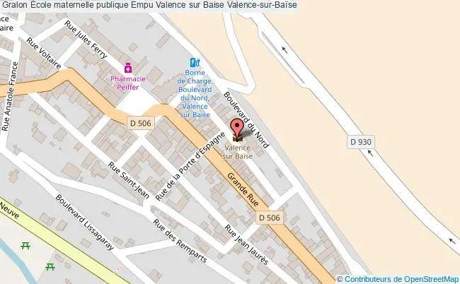 plan École Maternelle Publique Empu Valence Sur Baise Valence-sur-baïse Valence-sur-Baïse