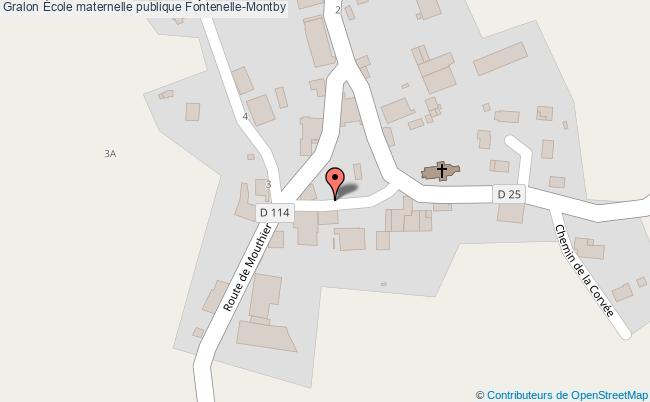 plan École Maternelle Publique Fontenelle-montby Fontenelle-Montby