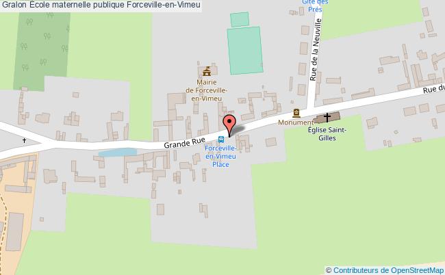 plan École Maternelle Publique Forceville-en-vimeu Forceville-en-Vimeu