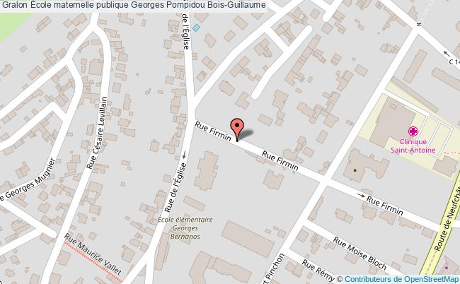 plan École Maternelle Publique Georges Pompidou Bois-guillaume Bois-Guillaume