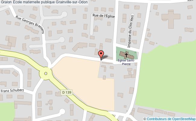 plan École Maternelle Publique Grainville-sur-odon Grainville-sur-Odon