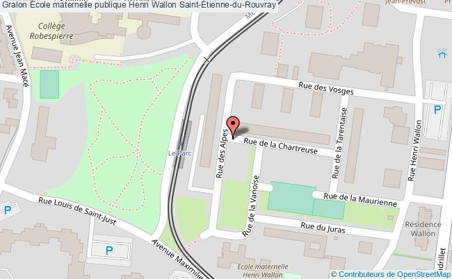 plan École Maternelle Publique Henri Wallon Saint-Étienne-du-rouvray Saint-Étienne-du-Rouvray