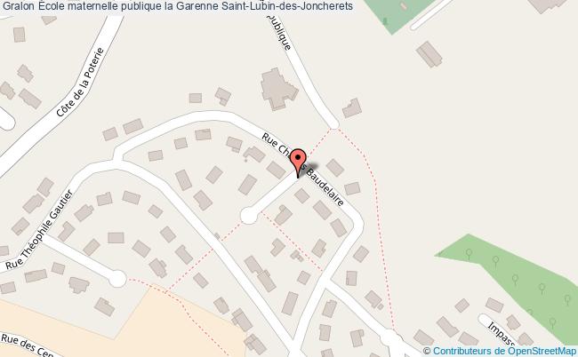 plan École Maternelle Publique La Garenne Saint-lubin-des-joncherets Saint-Lubin-des-Joncherets