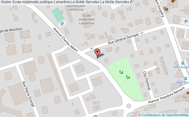 plan École Maternelle Publique Lamartine-la Motte Servolex La Motte-servolex La Motte-Servolex