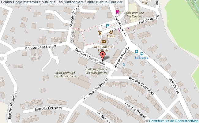 plan École Maternelle Publique Les Marronniers Saint-quentin-fallavier Saint-Quentin-Fallavier