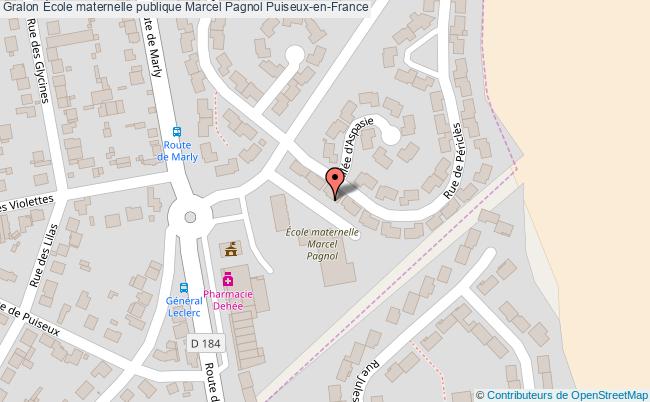 plan École Maternelle Publique Marcel Pagnol Puiseux-en-france Puiseux-en-France