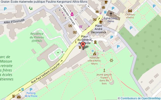 plan École Maternelle Publique Pauline Kergomard Athis-mons Athis-Mons
