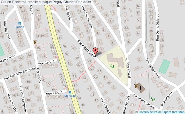 plan École Maternelle Publique Péguy Charles Pontarlier Pontarlier