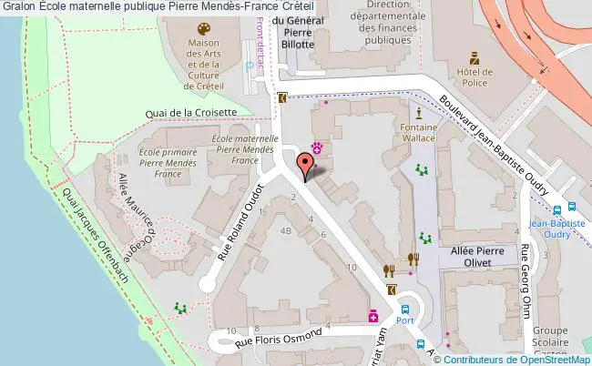 plan École Maternelle Publique Pierre Mendès-france Créteil Créteil