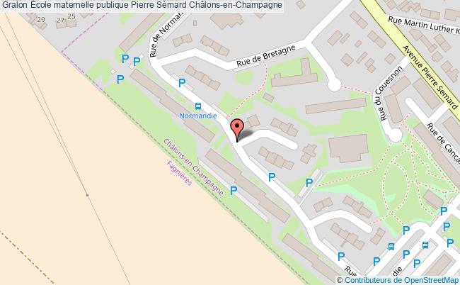 plan École Maternelle Publique Pierre Sémard Châlons-en-champagne Châlons-en-Champagne