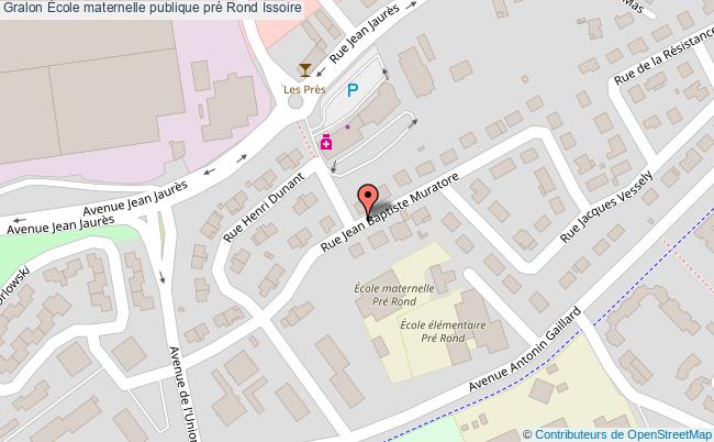 plan École Maternelle Publique Pré Rond Issoire Issoire
