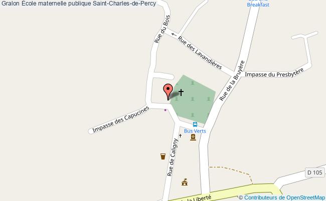 plan École Maternelle Publique Saint-charles-de-percy Saint-Charles-de-Percy