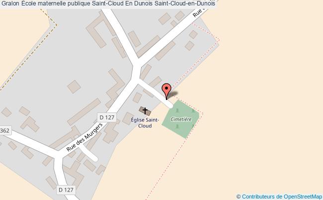 plan École Maternelle Publique Saint-cloud En Dunois Saint-cloud-en-dunois Saint-Cloud-en-Dunois