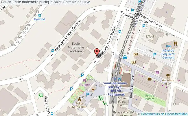 plan École Maternelle Publique Saint-germain-en-laye Saint-Germain-en-Laye