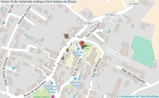 plan École Maternelle Publique Saint-sulpice-de-royan Saint-Sulpice-de-Royan