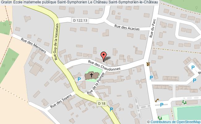 École maternelle publique SaintSymphorien Le Château SaintSymphorien