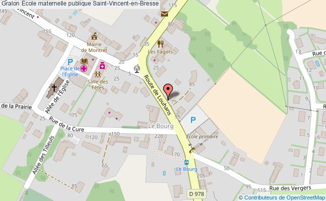 plan École Maternelle Publique Saint-vincent-en-bresse Saint-Vincent-en-Bresse
