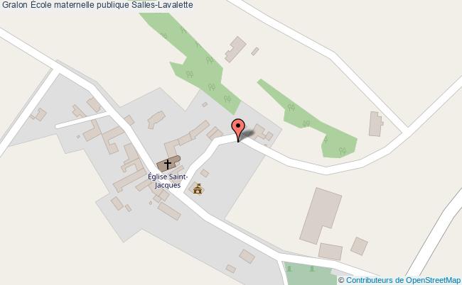 plan École Maternelle Publique Salles-lavalette Salles-Lavalette