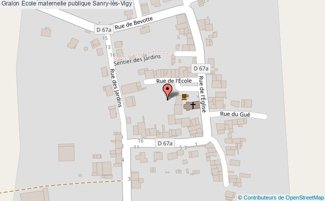 plan École Maternelle Publique Sanry-lès-vigy Sanry-lès-Vigy