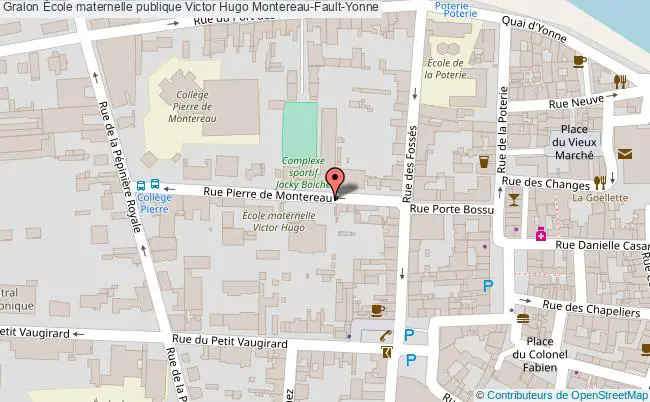 plan École Maternelle Publique Victor Hugo Montereau-fault-yonne Montereau-Fault-Yonne