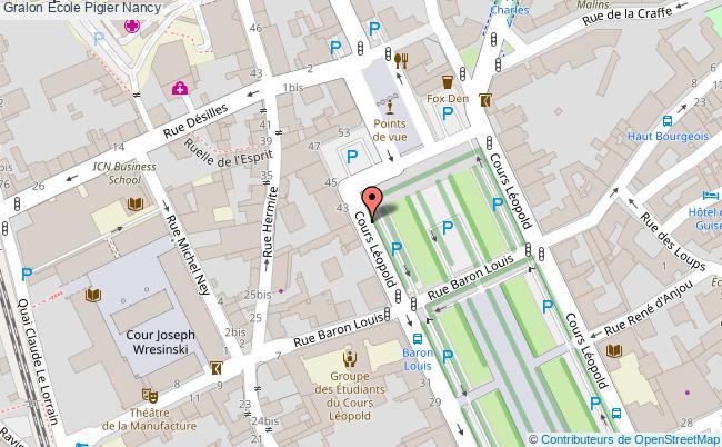 plan Ecole Pigier Nancy Nancy