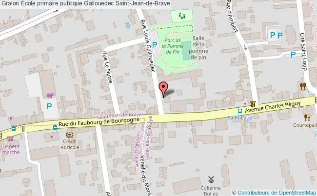plan École Primaire Publique Gallouedec Saint-jean-de-braye Saint-Jean-de-Braye