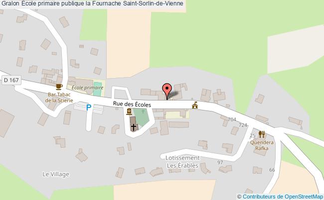 plan École Primaire Publique La Fournache Saint-sorlin-de-vienne Saint-Sorlin-de-Vienne