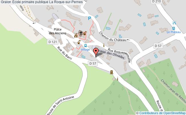 plan École Primaire Publique La Roque-sur-pernes La Roque-sur-Pernes