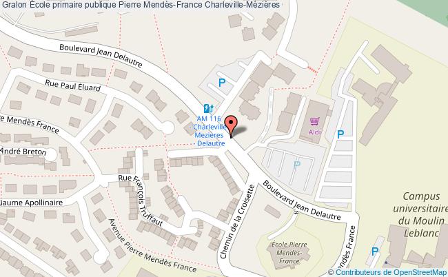 plan École Primaire Publique Pierre Mendès-france Charleville-mézières Charleville-Mézières