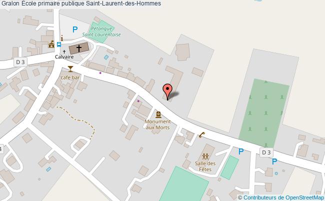 plan École Primaire Publique Saint-laurent-des-hommes Saint-Laurent-des-Hommes
