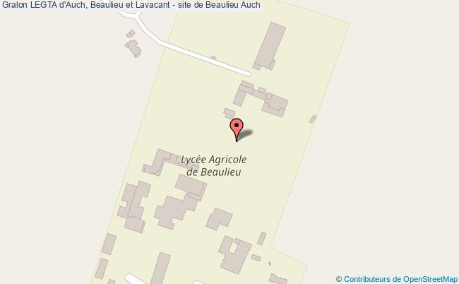 plan Legta D'auch, Beaulieu Et Lavacant - Site De Beaulieu Auch Auch