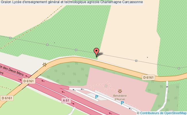 plan Lycée D'enseignement Général Et Technologique Agricole Charlemagne Carcassonne Carcassonne