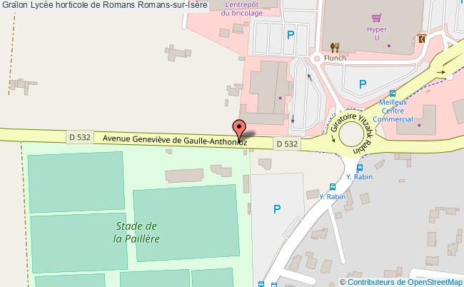 plan Lycée Horticole De Romans Romans-sur-isère Romans-sur-Isère