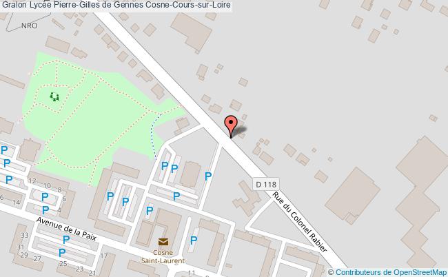 plan Lycée Pierre-gilles De Gennes Cosne-cours-sur-loire Cosne-Cours-sur-Loire