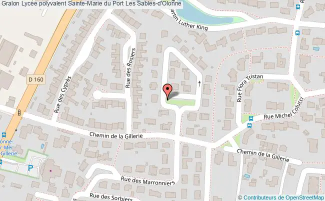 plan Lycée Polyvalent Sainte-marie Du Port Les Sables-d'olonne Les Sables-d'Olonne