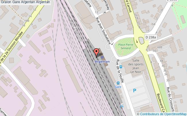 plan gare  Argentan