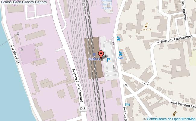 plan gare  Cahors