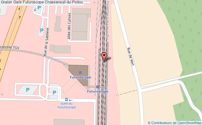 plan gare  Chasseneuil-du-Poitou