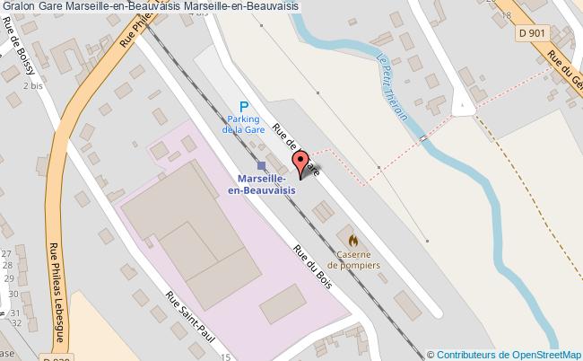 plan gare  Marseille-en-Beauvaisis